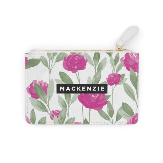 Watercolor Roses Mini Clutch