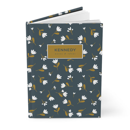 Ditsy Floral Hardcover Lined Notebook