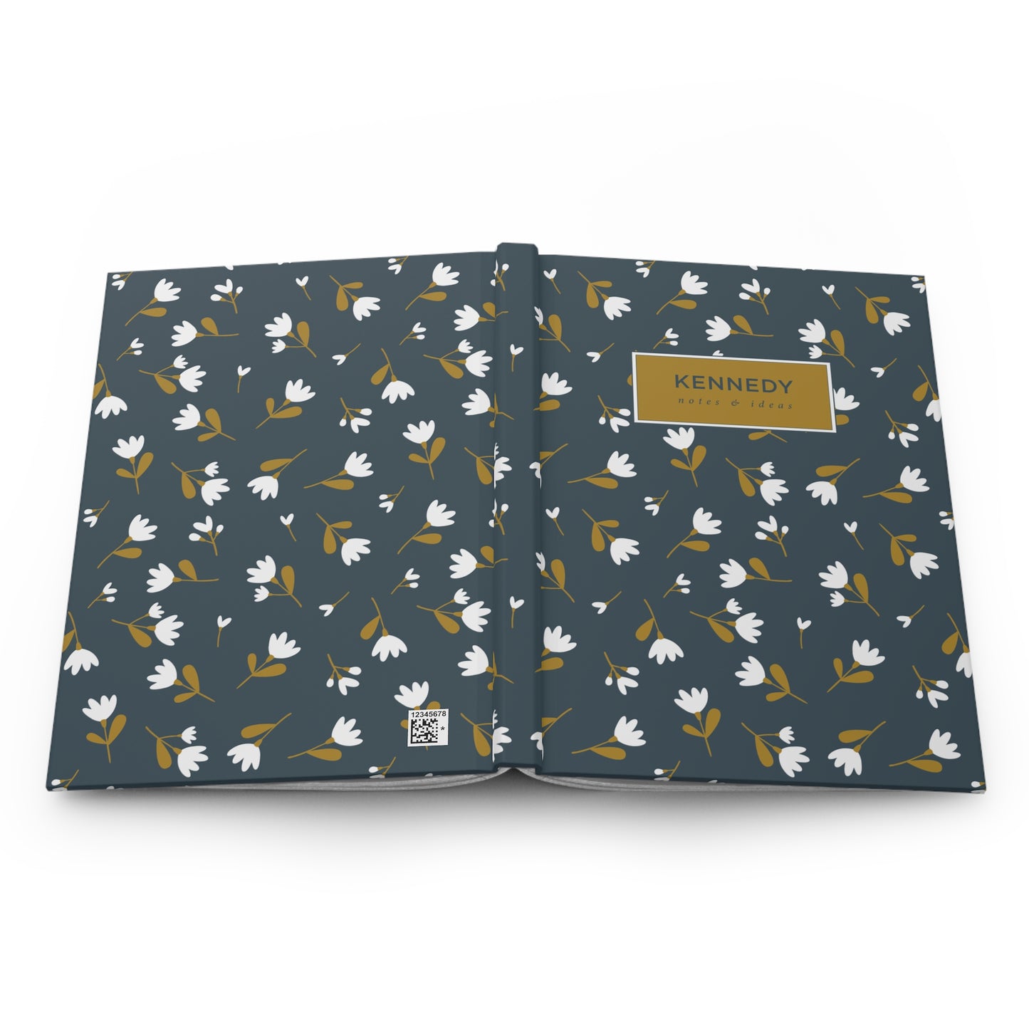 Ditsy Floral Hardcover Lined Notebook