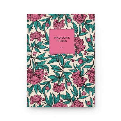 Floral Stems & Blooms Personalized 2025 Journal