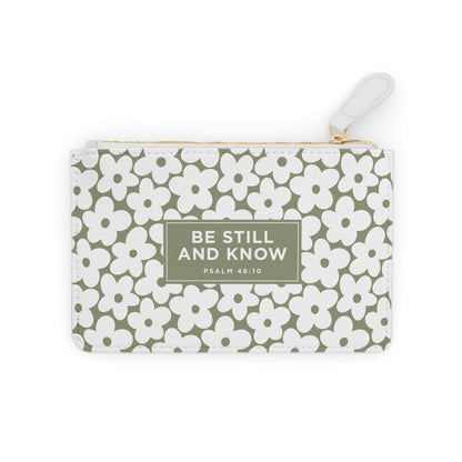 Be Still and Know Flower Pop Mini Clutch