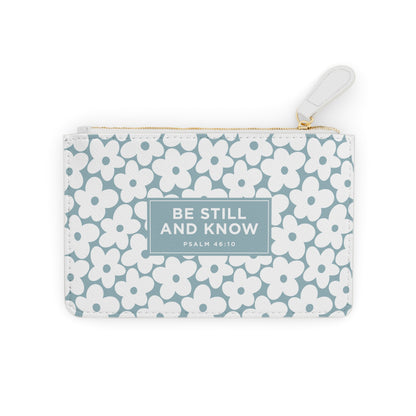 Be Still and Know Flower Pop Mini Clutch